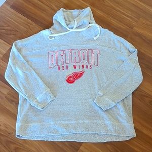 Detroit Red Wings Cowl Neck Sweater
